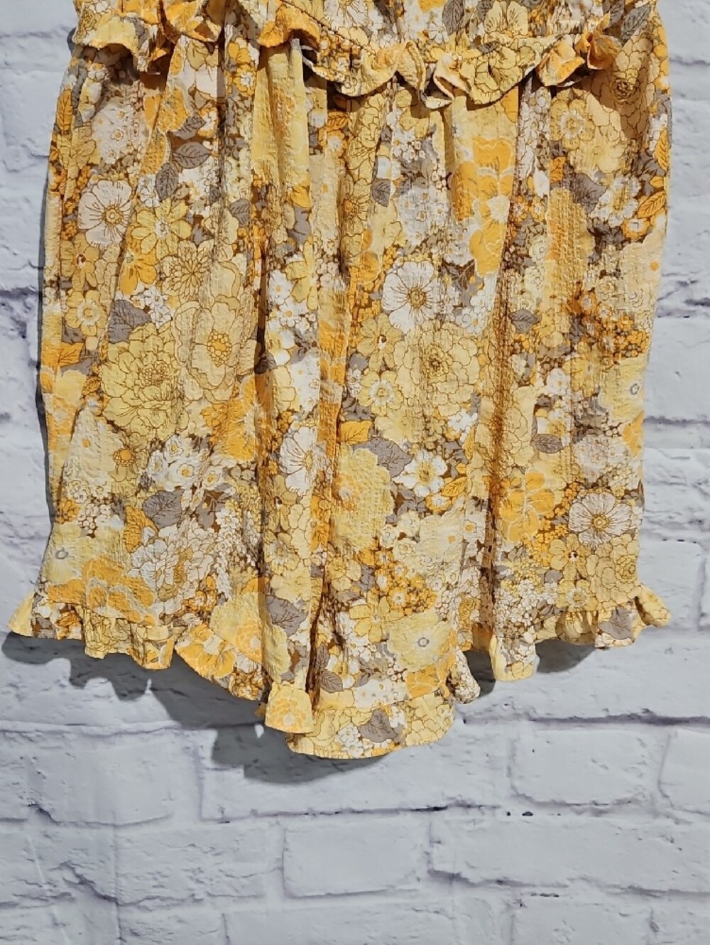 Forever 21 Yellow Floral Romper - Picture 3 of 6